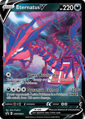 Eternatus V - SWSH064 card from SWSH: Sword & Shield Promo Cards