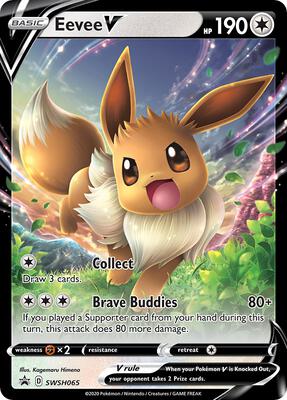 Eevee V - SWSH065 card from SWSH: Sword & Shield Promo Cards