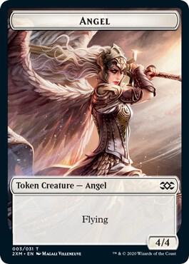 Angel // Ape Double-Sided Token card from Double Masters