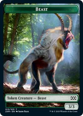 Beast // Thopter (026) Double-Sided Token card from Double Masters