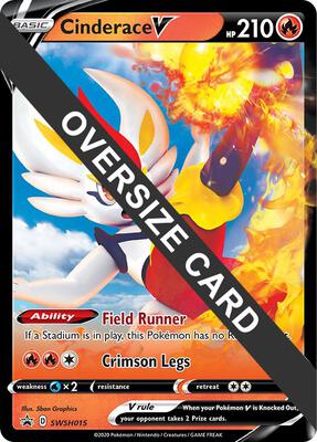 Cinderace V - SWSH015 card from Jumbo Cards