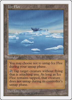 Ice Floe card from Fifth Edition