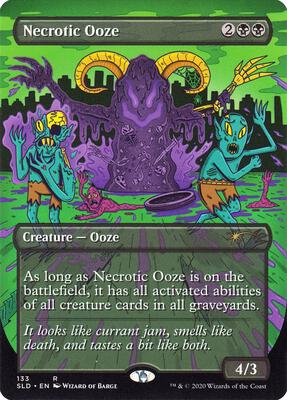Necrotic Ooze card from Secret Lair Drop Series