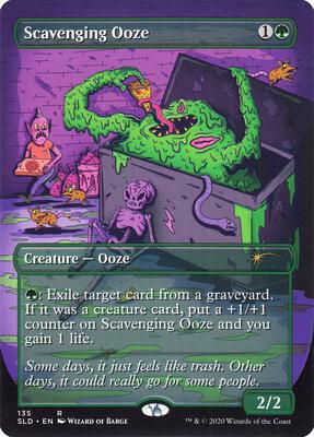 Scavenging Ooze card from Secret Lair Drop Series