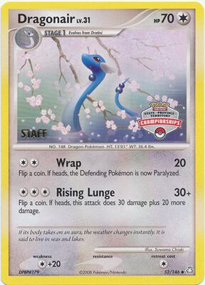 Dragonair - 52/146 (State Championships) [Staff] card from League & Championship Cards