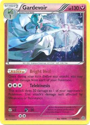 Gardevoir - 54/98 (Cosmos Holo) card from Blister Exclusives