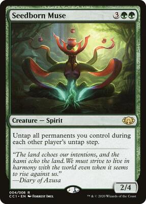 Seedborn Muse card from Commander Collection: Green