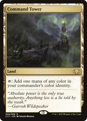 Command Tower card from Commander Collection: Green