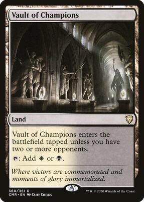 Vault of Champions card from Commander Legends