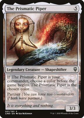 The Prismatic Piper card from Commander Legends