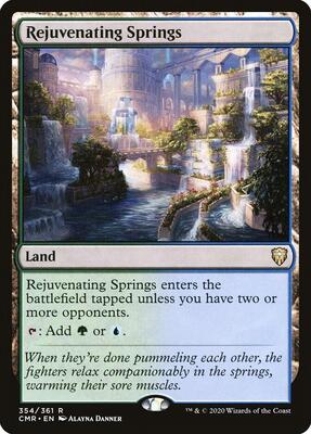 Rejuvenating Springs card from Commander Legends