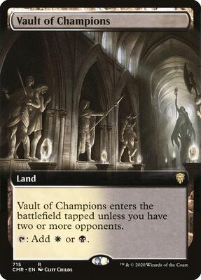 Vault of Champions (Extended Art) card from Commander Legends