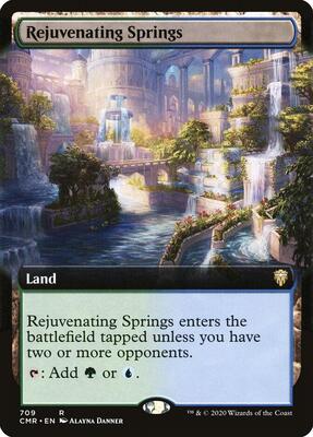 Rejuvenating Springs (Extended Art) card from Commander Legends