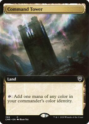 Command Tower (Extended Art) card from Commander Legends