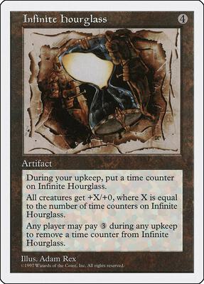 Infinite Hourglass card from Fifth Edition