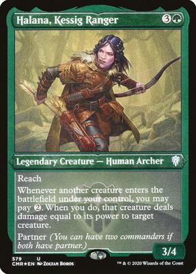 Halana, Kessig Ranger (Foil Etched) card from Commander Legends