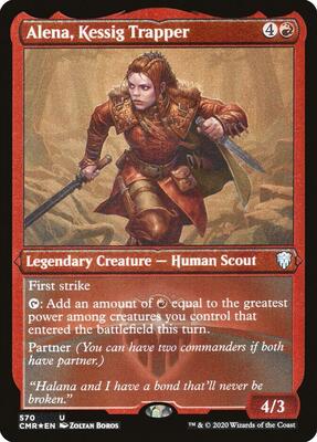 Alena, Kessig Trapper (Foil Etched) card from Commander Legends