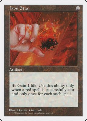 Iron Star card from Fifth Edition
