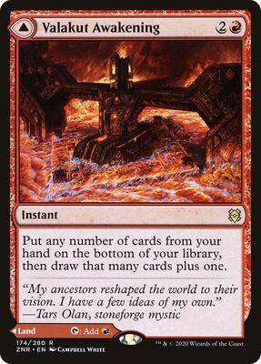 Valakut Awakening card from Zendikar Rising