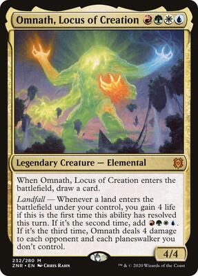Omnath, Locus of Creation card from Zendikar Rising