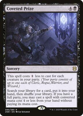 Coveted Prize card from Zendikar Rising