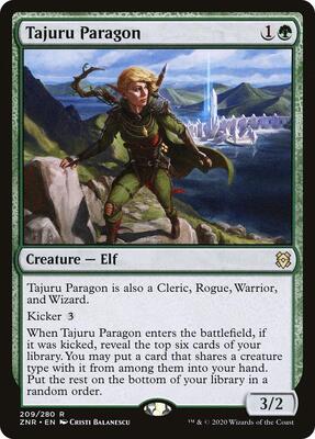 Tajuru Paragon card from Zendikar Rising