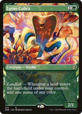 Lotus Cobra (Showcase) card from Zendikar Rising