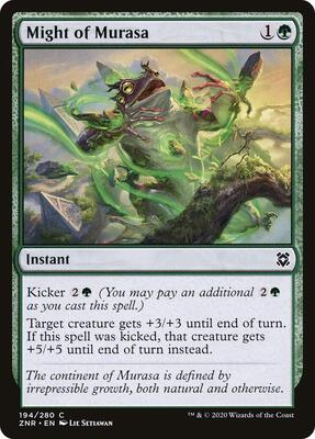 Might of Murasa card from Zendikar Rising