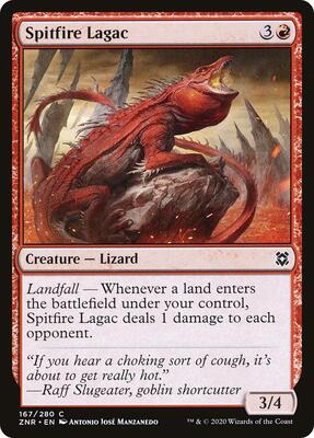 Spitfire Lagac card from Zendikar Rising