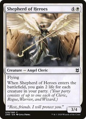 Shepherd of Heroes card from Zendikar Rising