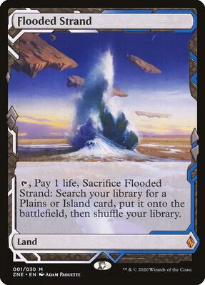 Flooded Strand card from Zendikar Rising Expeditions