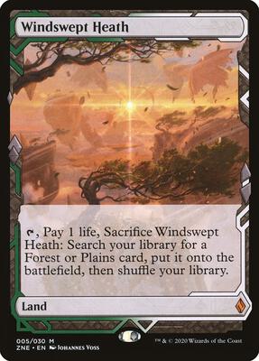 Windswept Heath card from Zendikar Rising Expeditions