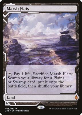 Marsh Flats card from Zendikar Rising Expeditions