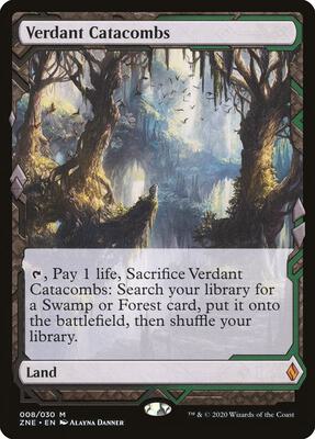 Verdant Catacombs card from Zendikar Rising Expeditions