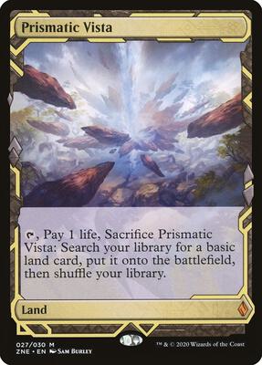 Prismatic Vista card from Zendikar Rising Expeditions