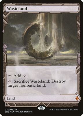 Wasteland card from Zendikar Rising Expeditions