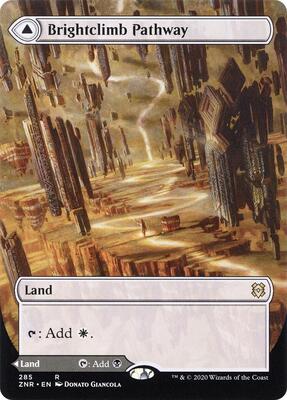 Brightclimb Pathway (Borderless) card from Zendikar Rising