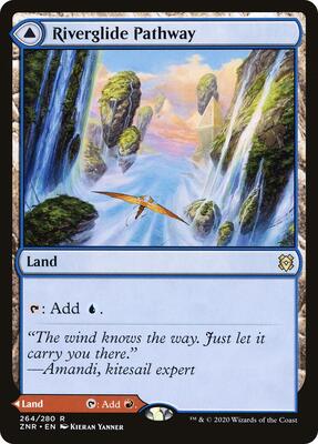 Riverglide Pathway card from Zendikar Rising