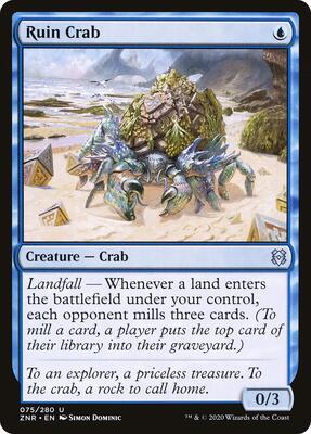 Ruin Crab card from Zendikar Rising