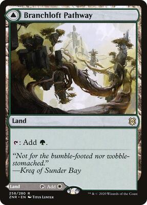 Branchloft Pathway card from Zendikar Rising