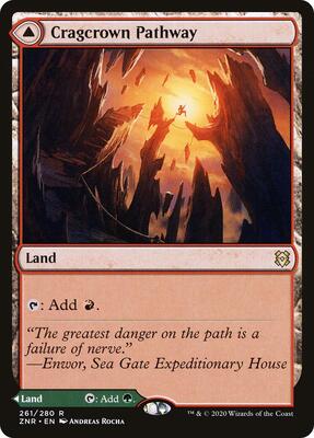 Cragcrown Pathway card from Zendikar Rising