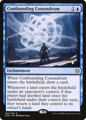 Confounding Conundrum card from Zendikar Rising