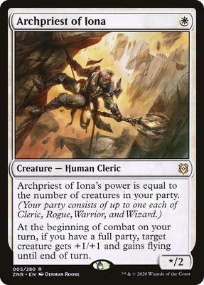 Archpriest of Iona card from Zendikar Rising