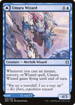 Umara Wizard card from Zendikar Rising