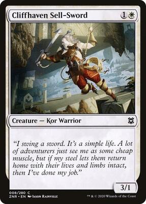 Cliffhaven Sell-Sword card from Zendikar Rising