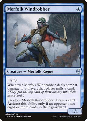 Merfolk Windrobber card from Zendikar Rising
