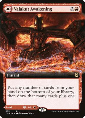 Valakut Awakening (Extended Art) card from Zendikar Rising