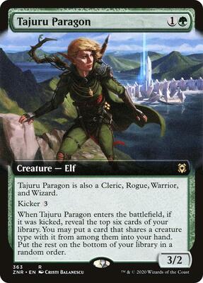 Tajuru Paragon (Extended Art) card from Zendikar Rising