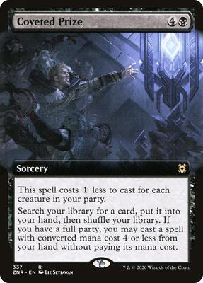 Coveted Prize (Extended Art) card from Zendikar Rising