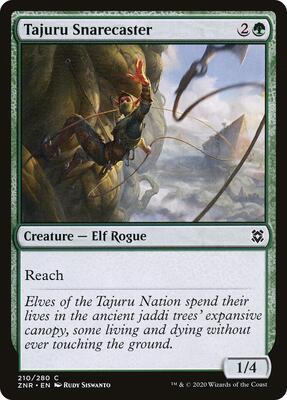 Tajuru Snarecaster card from Zendikar Rising